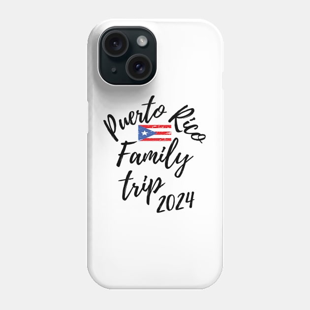 Puerto Rico Family Trip 2024 Caribbean Vacation Fun Matching Group Design Phone Case by OriginalGiftsIdeas