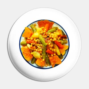 Couscous, Famous Moroccan Food, Cute Gift For Morocco Food Lover Pin