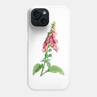 Common foxglove - Botanical Illustration Phone Case