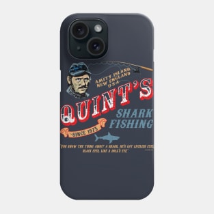 Quint's Shark Fishing Wood (Universal © UCS LLC) Phone Case