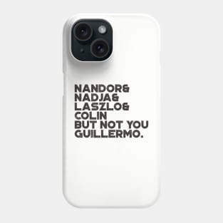 Funny But Not You Guillermo Vintage Retro (Black) Phone Case