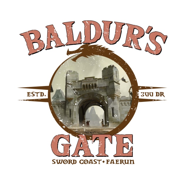 Baldu'rs Gate (Alt print) by Miskatonic Designs