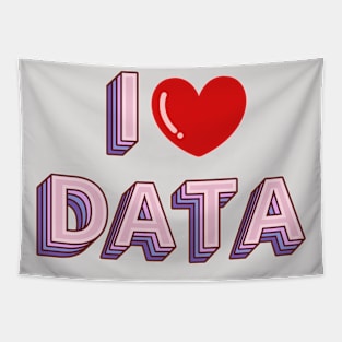 I Love data Tapestry