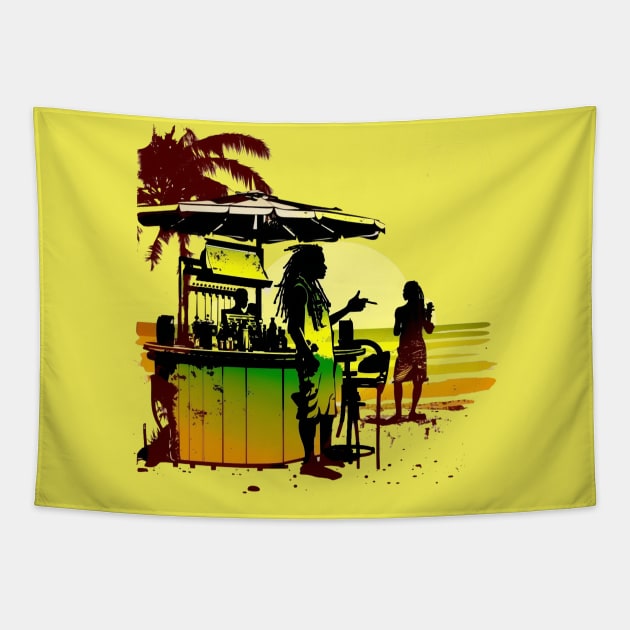 Beach Vibes Tapestry by apsi