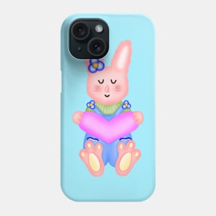 Cute pink rabbit Phone Case