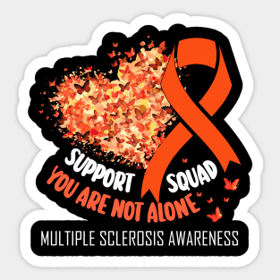 MS Decals, MS Stickers, MS Awareness, Multiple Sclerosis, Awareness Ribbon,  Orange Ribbon, Awareness Decals, Ribbon Decals -  UK