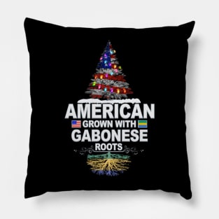 Christmas Tree  American Grown With Gabonese Roots - Gift for Gabonese From Gabon Pillow