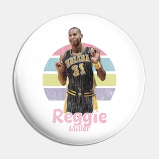 Retro Reggie Miller Pin