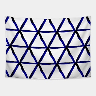 Shibori hexagon Tapestry
