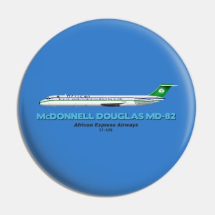 McDonnell Douglas MD-82 - African Express Airways Pin