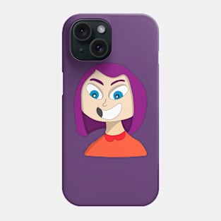 Girl with contagious smile Phone Case