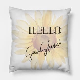 Hello Sunshine, Sunflower Pillow