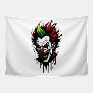 Grim Carnival - The Evil Clown's Grin Tapestry