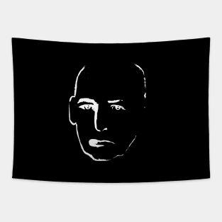 Rem Koolhaas - Illustration face Tapestry