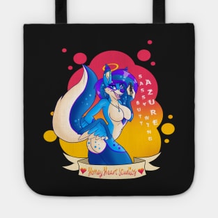 Azure Sassy Wing Butt Tote