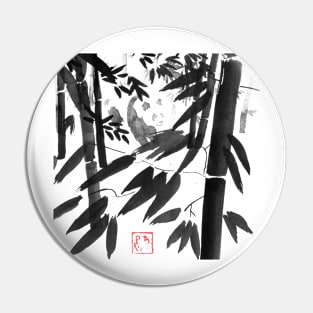 panda in the forest Pin