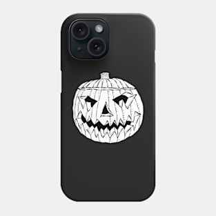 Pen and Ink Jack O'Lantern Phone Case