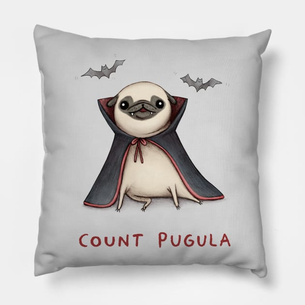 Count Pugula Pillow by Sophie Corrigan