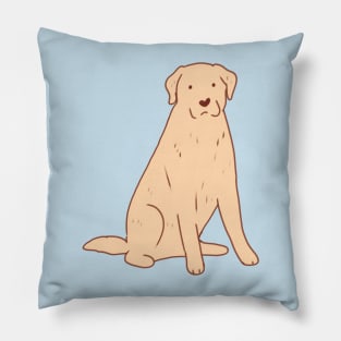 Labrador dog drawing Pillow