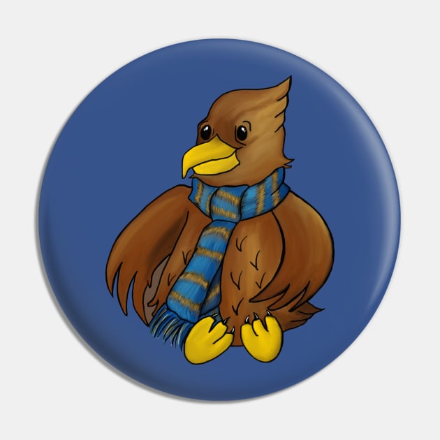 Eagle Mascot Pin by sophiedesigns