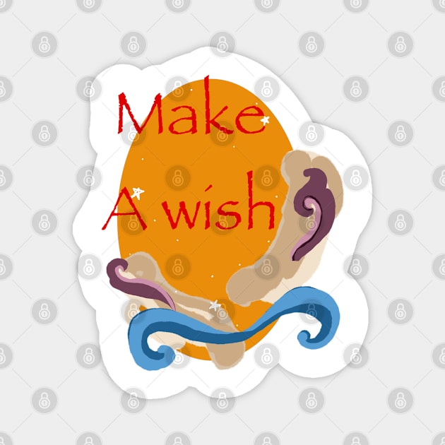 Make a wish Magnet by Imimz.z designs