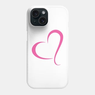 Pink Open Love Hearts Phone Case