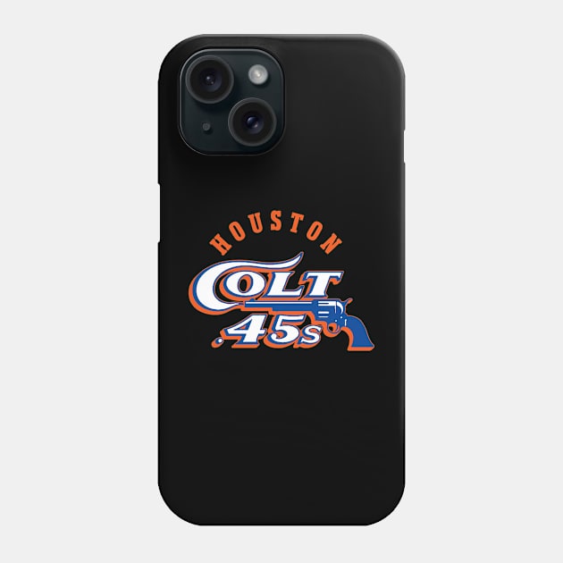 Houston Colt .45s Defunct Sports Logo Fan Art Tribute Phone Case by robotbasecamp