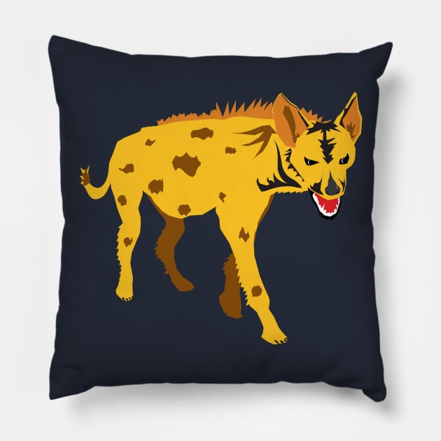 HAHA hyena Pillow by riomarcos