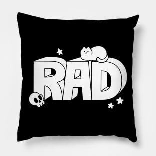 RAD CATS & SKULLS Pillow