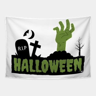 ZOMBIE HAND HALLOWEEN Tapestry