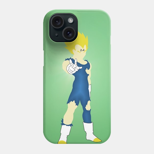 Majin Vegeta (Super Saiyan) Phone Case by ArgentavisGames