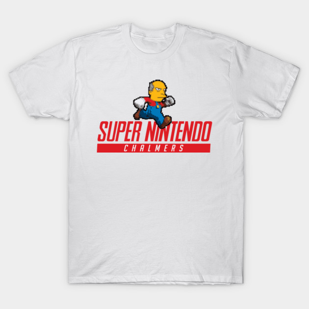 Super Nintendo Chalmers - Simpsons - T-Shirt | TeePublic