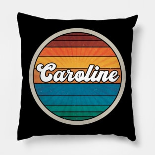 Caroline Vintage Name Pillow