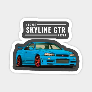 skyline r34 GTR ( nismo ) Magnet