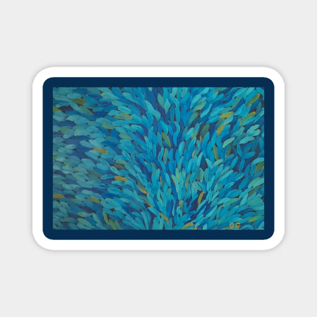 My interpretation of Eucalyptus leaves Magnet by GarryGreenwood