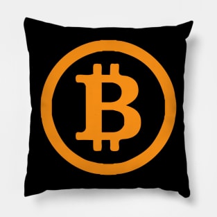 Bitcoin Logo Pillow