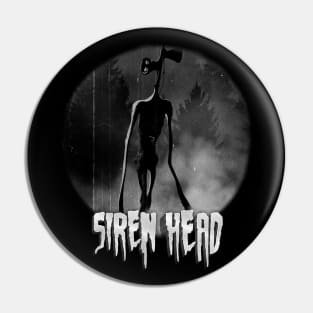 Scary Siren Head vintage meme Pin