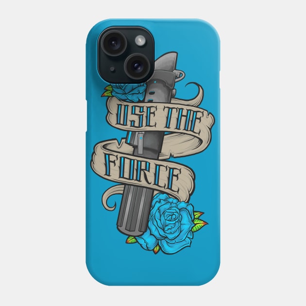 Use the Force Tattoo Design Phone Case by JCoulterArtist