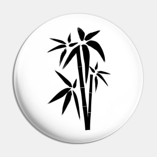 Bamboo minimalist ink style design Pin