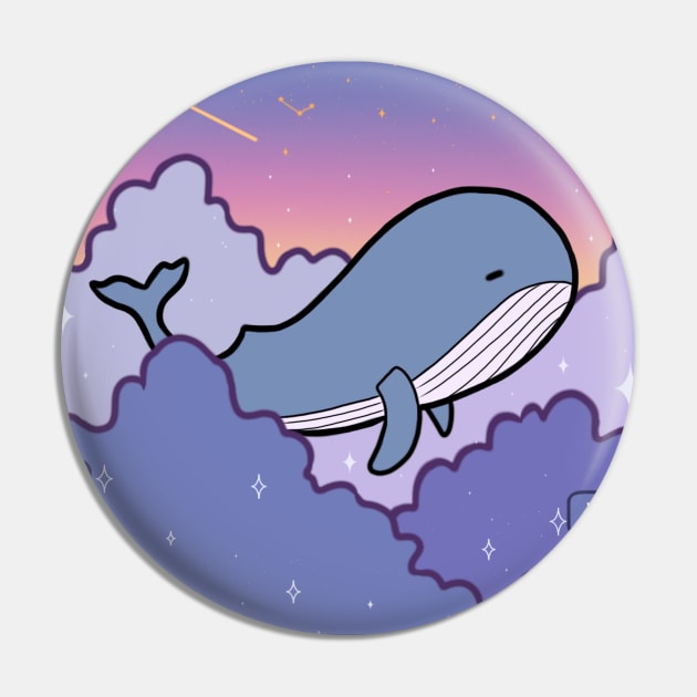 Whale Pin by unosakichan