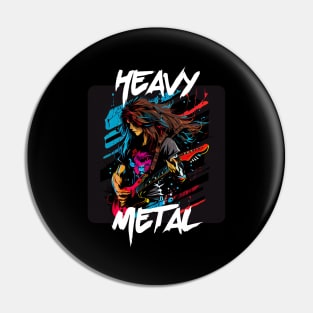 Graffiti Style - Heavy Metal 3 Pin