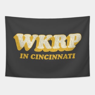 WKRP in Cincinnati Vintage Yellow Tapestry