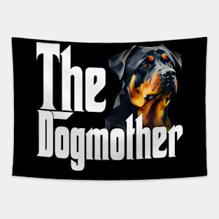 Rottweiler Dog Mom Dogmother Dogs Mommy Rottie Tapestry