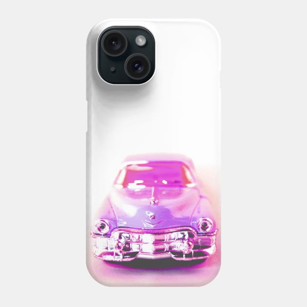 Pink Toy Car Phone Case by Art of V. Cook