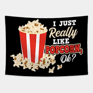 I Just Really Like Popcorn Tapestry