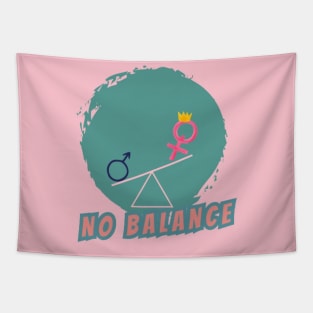 happy women's day no balance Tapestry