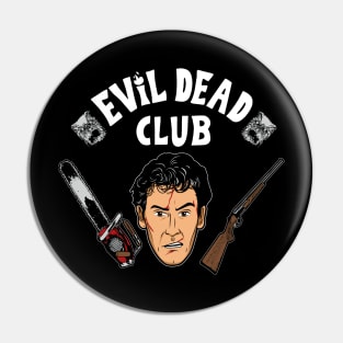 Cool 80's Horror TV Series Hell Club Parody Pin