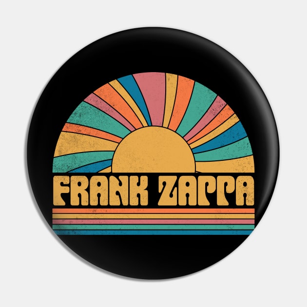 Graphic Zappa Proud Name Distressed Birthday Retro Style Pin by Friday The 13th