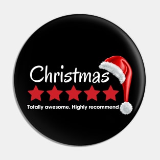 christmas 5 star review rating Pin