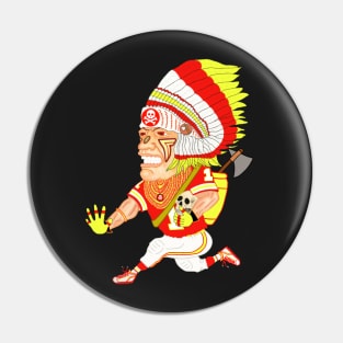 BIG CHIEF RED Pin